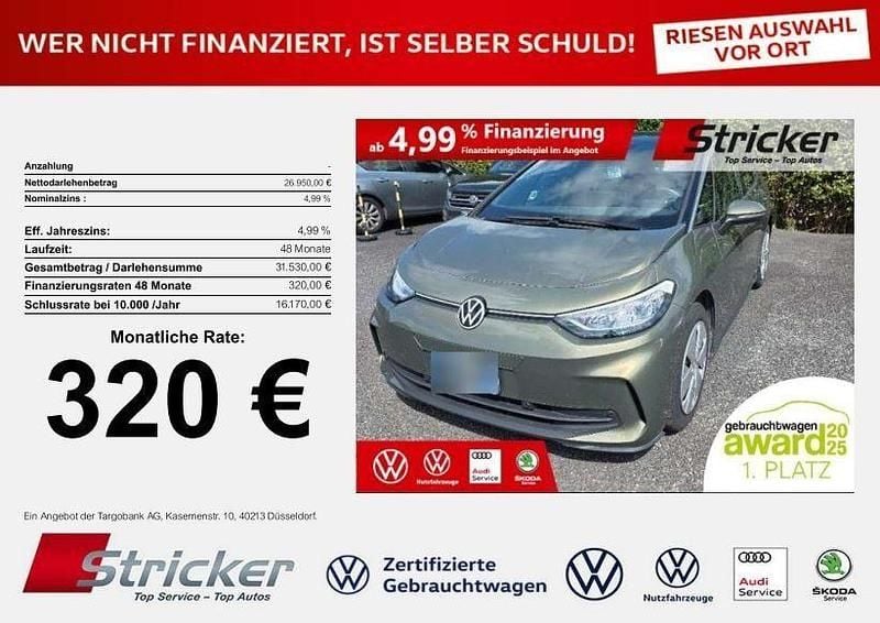Dark olivine green metallic Gebraucht 2024 VW ID.3 Pro Kleinwagen | 26.949 € (Superpreis) - Bild 1/3