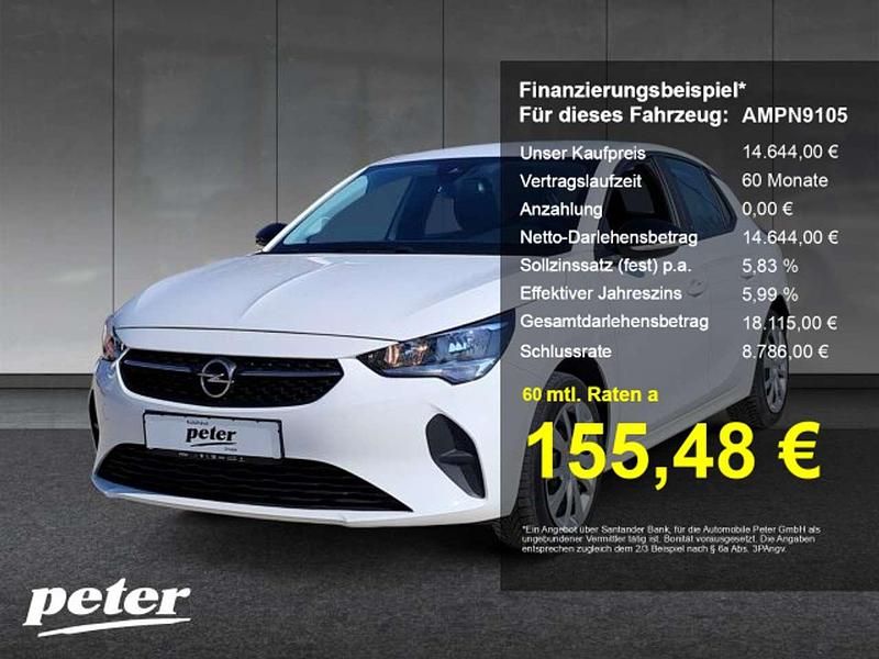Gebraucht Opel Corsa-e Edition 100 kW (136 PS) 2022 Jade weiss/arktis weiss Kleinwagen