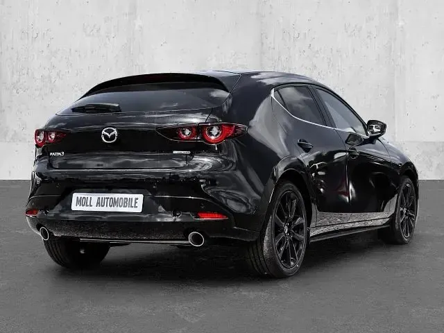 Neu Mazda 3 Exclusive-Line 186 PS (136 kW) 2025 Schwarz Kleinwagen