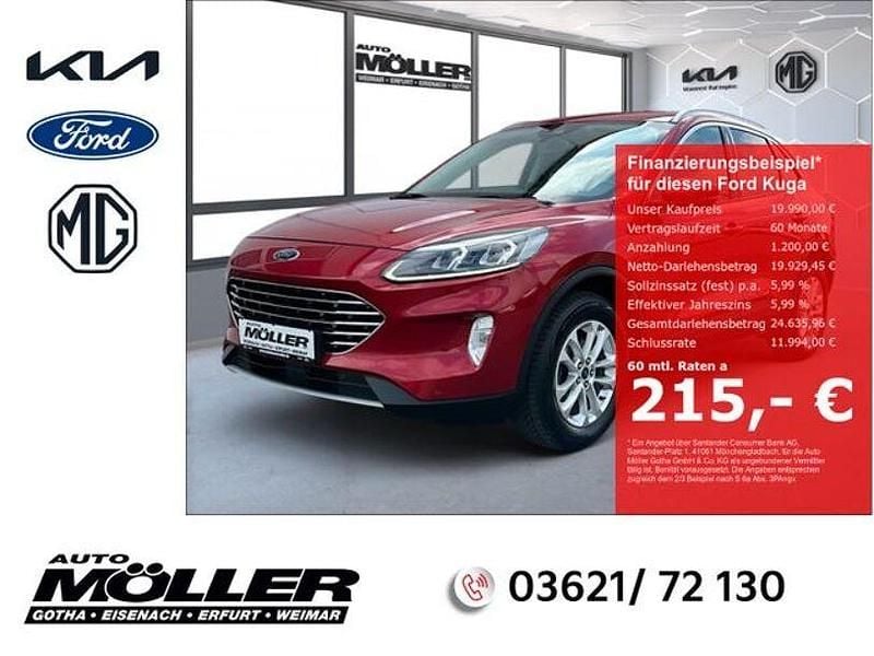 Rot Gebraucht 2021 Ford Kuga Titanium X SUV | 19.990 € (Superpreis) - Bild 1/4