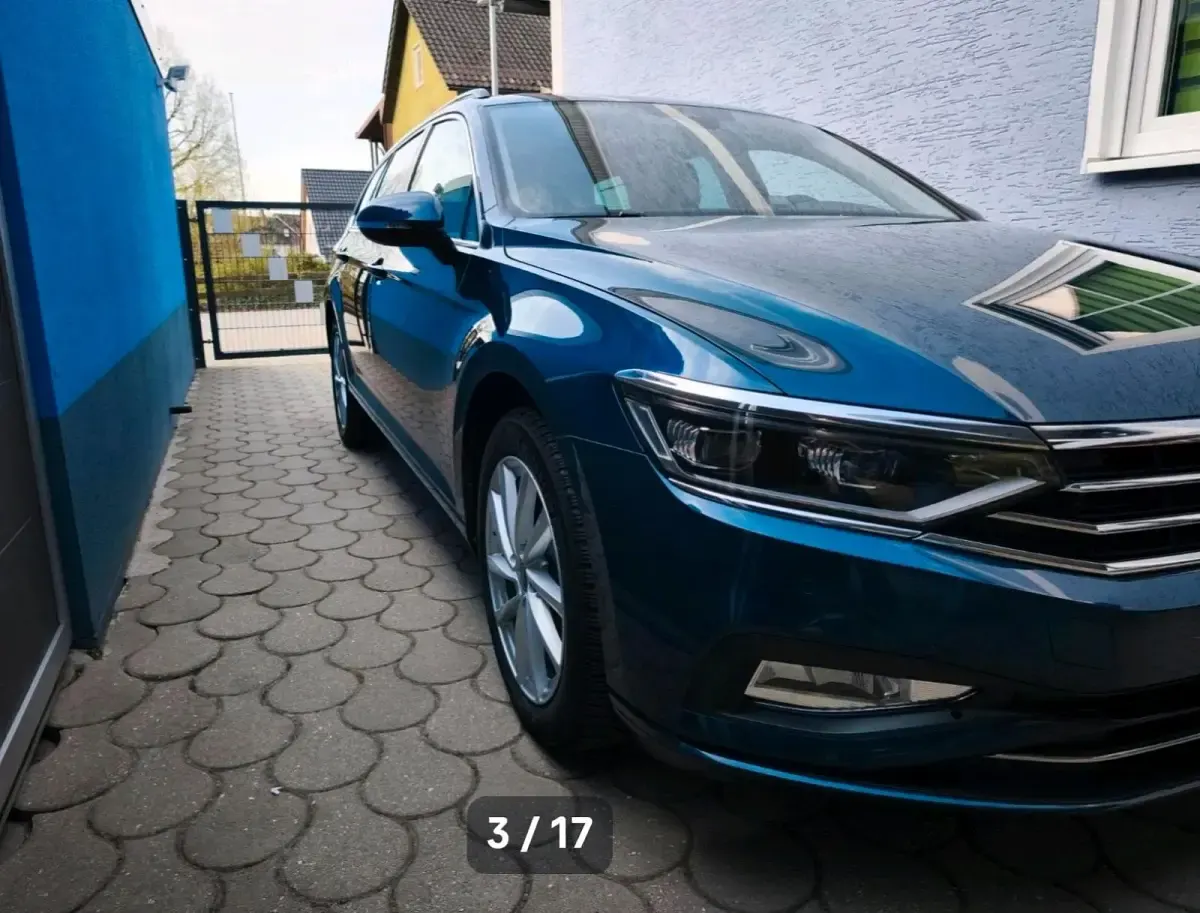 Usata VW Passat 150 CV (110 kW) 2021 Blu Station wagon
