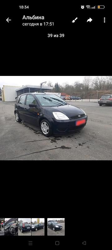 Gebraucht Ford Fiesta 2005 Blau Kleinwagen