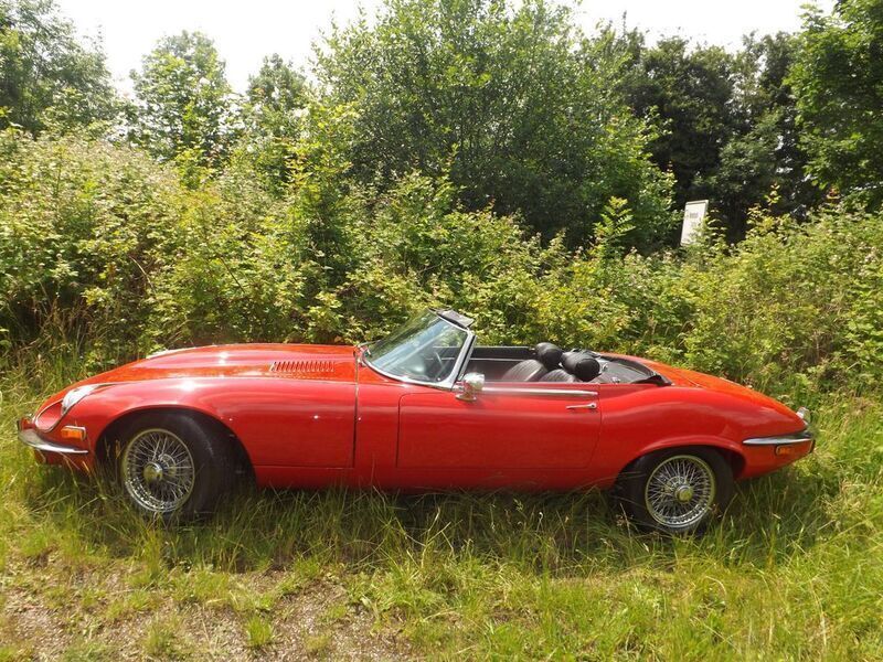 Usata Jaguar E-Type 268 CV (197 kW) 1973 Rosso Cabrio