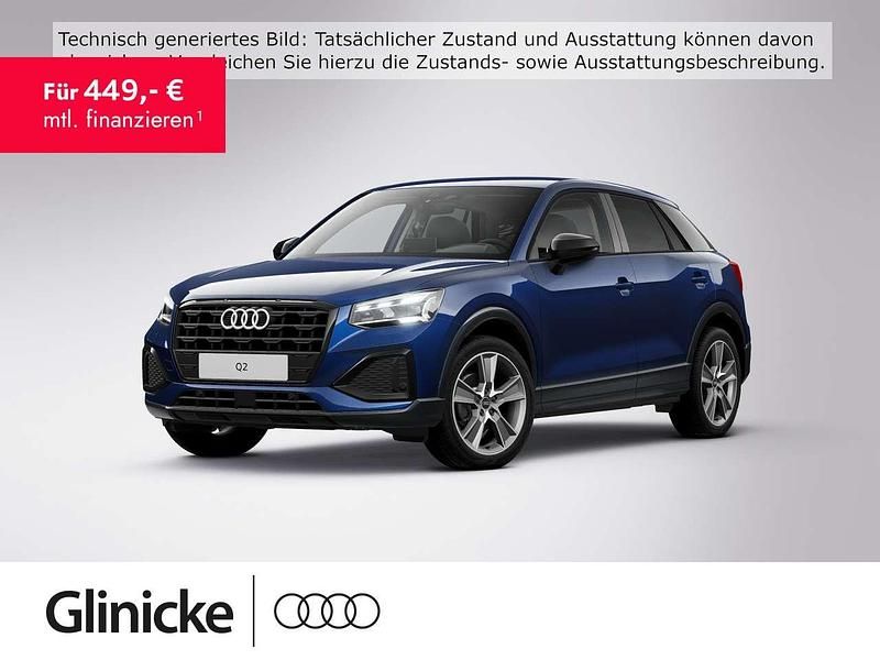 Navarrablau metallic Gebraucht 2025 Audi Q2 Advanced Plus SUV | 33.930 € (Teuer) - Bild 1/3