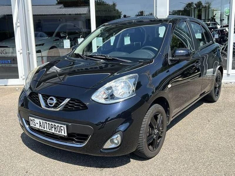 Schwarz Gebraucht 2017 Nissan Micra Acenta Kleinwagen | 6.999 € (Guter Preis) - Bild 1/4