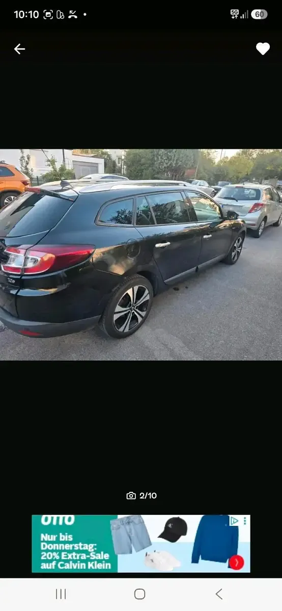 Gebraucht Renault Mégane GrandTour 130 PS (95 kW) 2011 Schwarz Kombi