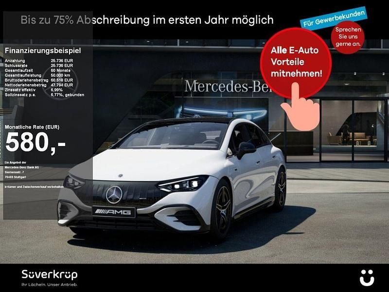 Gebraucht Mercedes EQE AMG 53 Premium 459 kW (625 PS) 2024 Weiß Limousine