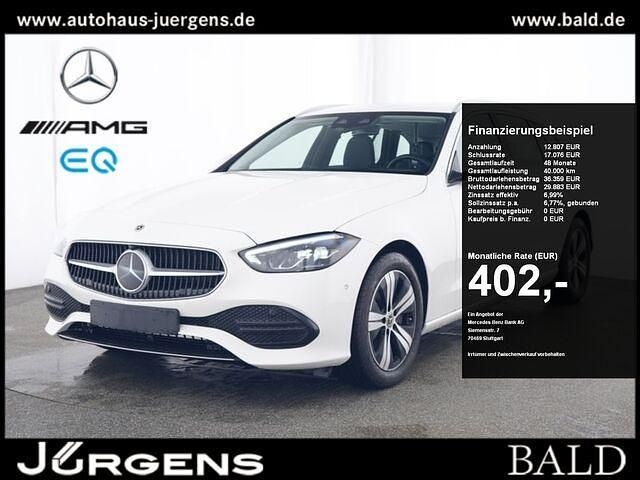 Weiss polarweiss Gebraucht 2024 Mercedes C200 Avantgarde Kombi | 42.490 € (Etwas zu teuer) - Bild 1/2