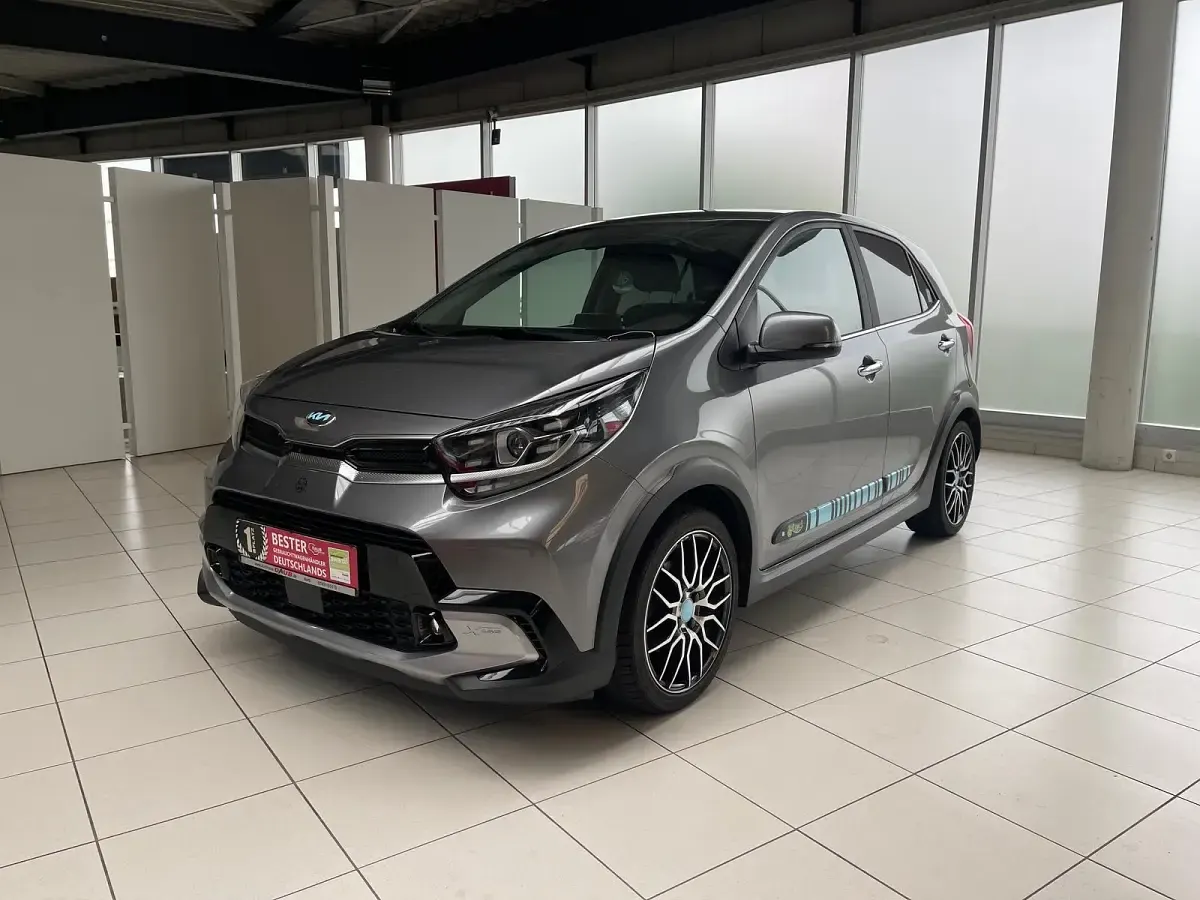 Gebraucht Kia Picanto X-Line 101 PS (74 kW) 2021 Grau Kleinwagen