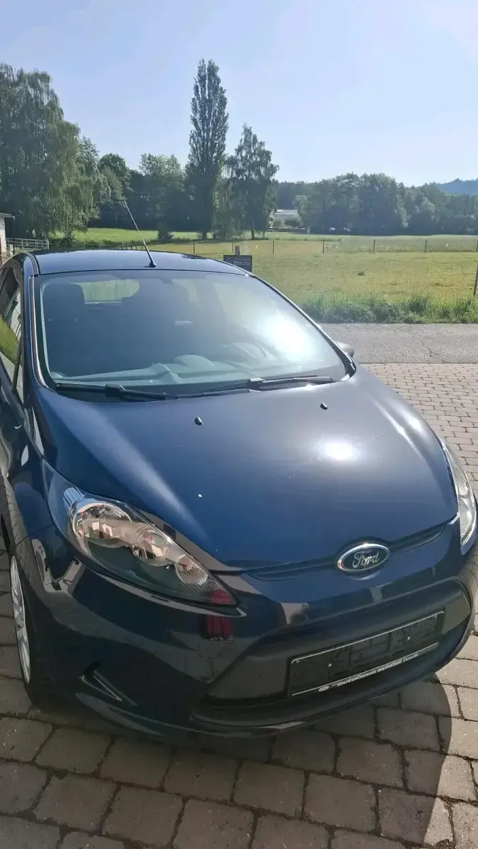 Gebraucht Ford Fiesta Ambiente 60 PS (44 kW) 2009 Blau Kleinwagen