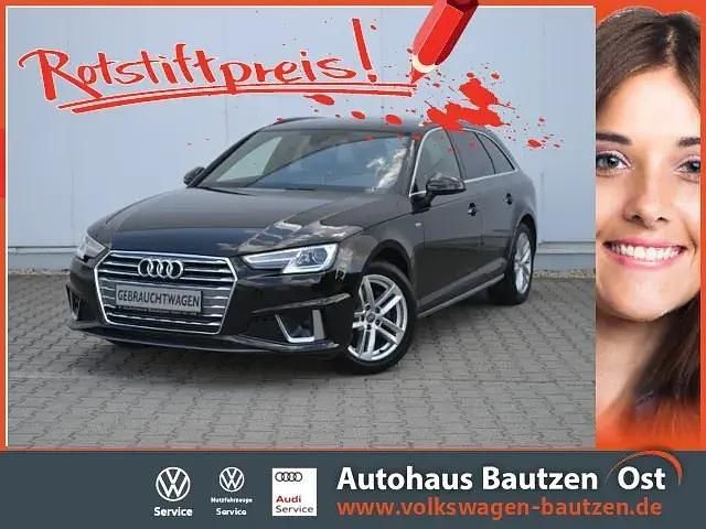 Schwarz Gebraucht 2019 Audi A4 S-Line Kombi | 26.640 € (Fairer Preis) - Bild 1/4