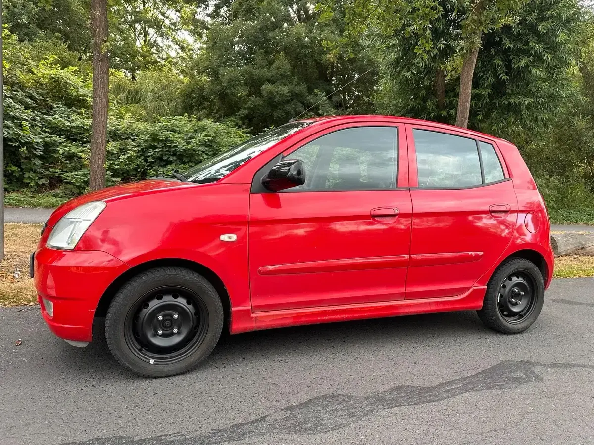 Gebraucht Kia Picanto EX 69 PS (50 kW) 2006 Rot Kleinwagen