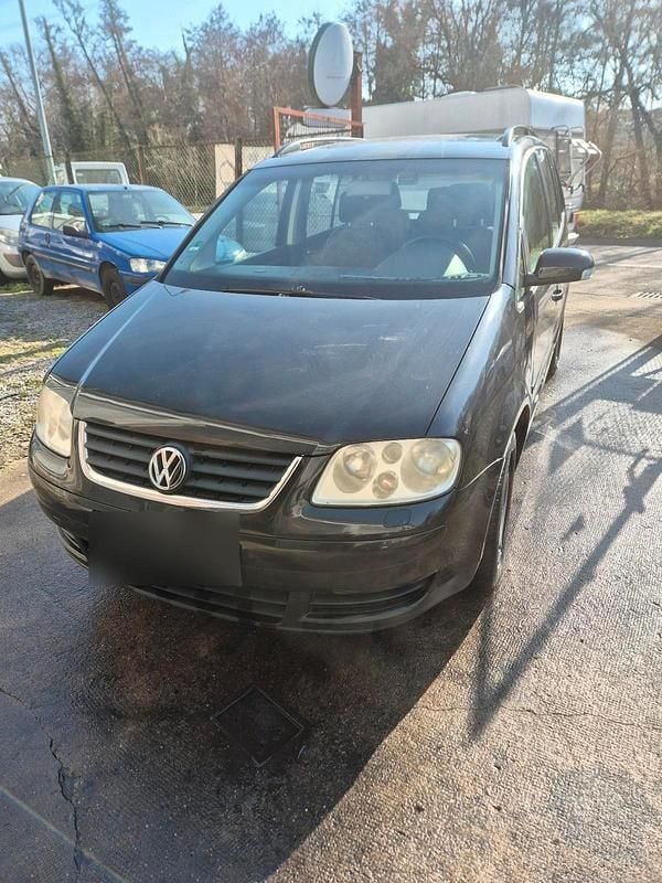 Gebraucht VW Touran 116 PS (85 kW) 2003 Schwarz Van / Kleinbus