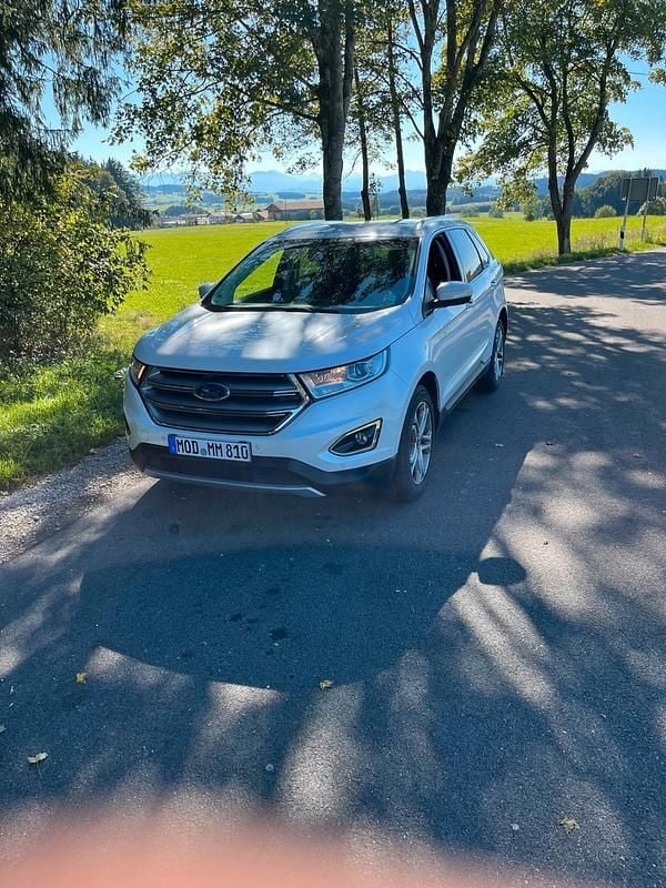 Weiß Gebraucht 2018 Ford Edge SUV | 14.399 € (Guter Preis) - Bild 1/4