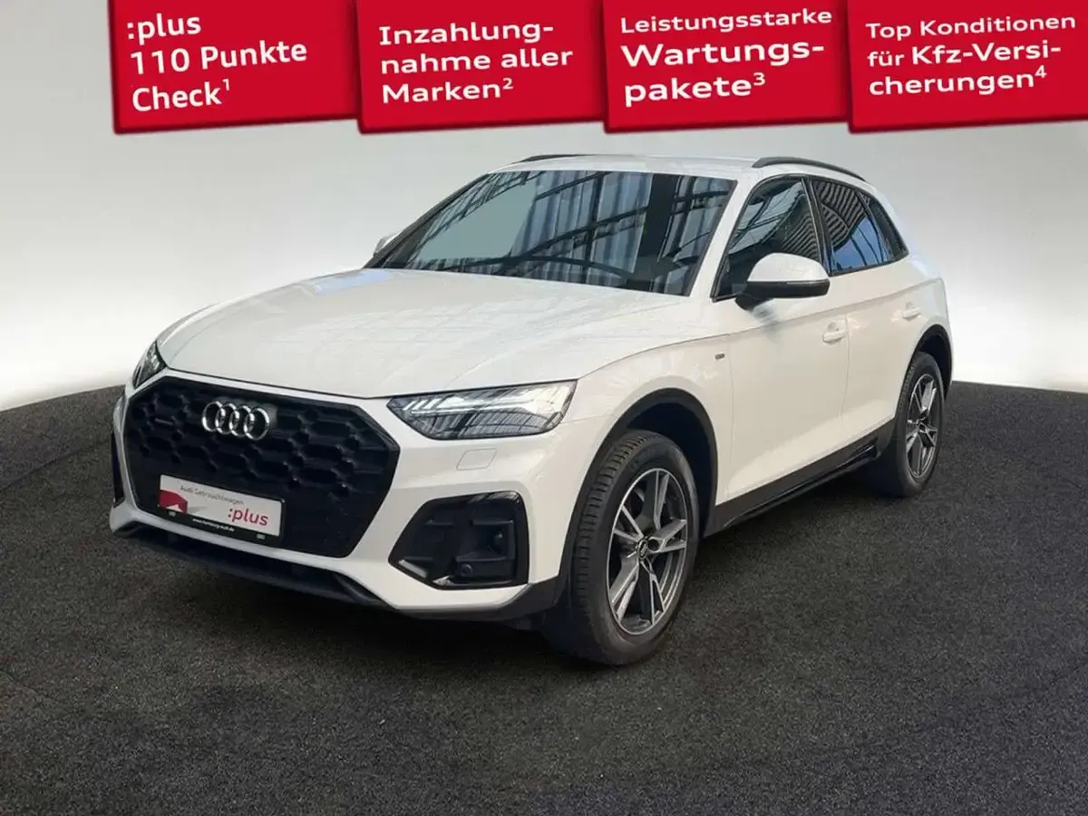 Gebraucht Audi Q5 S-Line 204 PS (150 kW) 2023 Gletscherweiß metallic SUV