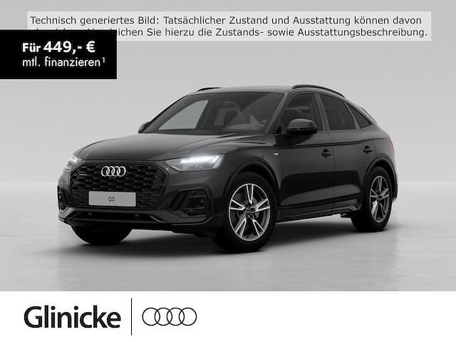 Mythosschwarz metallic Gebraucht 2021 Audi Q5 Sportback Ambiente SUV | 44.990 € (Fairer Preis) - Bild 1/3