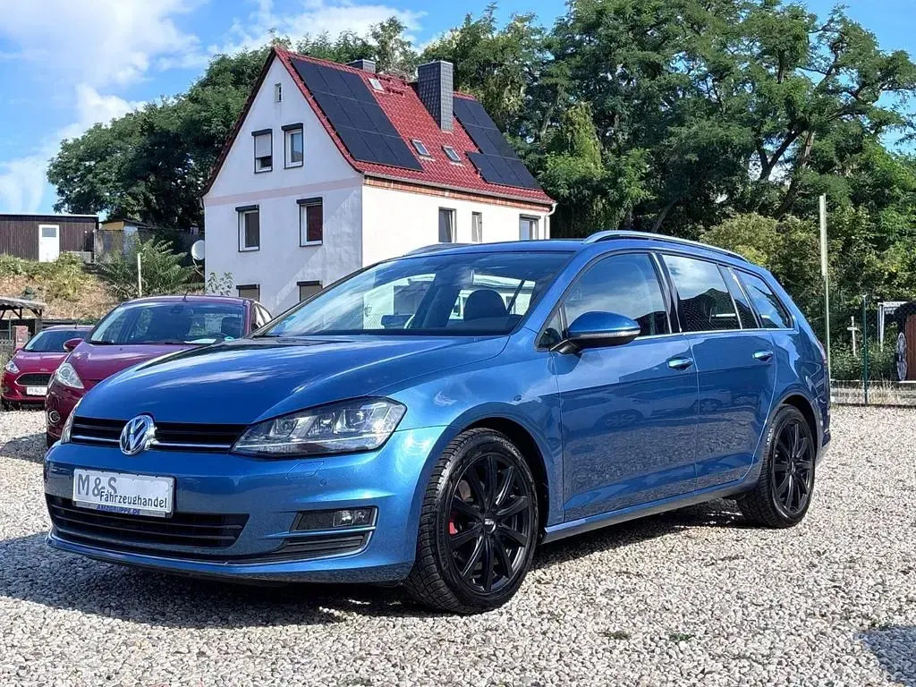 Gebraucht VW Golf VII Highline 140 PS (102 kW) 2014 Blau Kombi