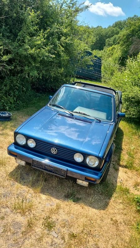 Blau Gebraucht 1992 VW Golf Cabriolet Karmann Cabrio | 9.000 € - Bild 1/4