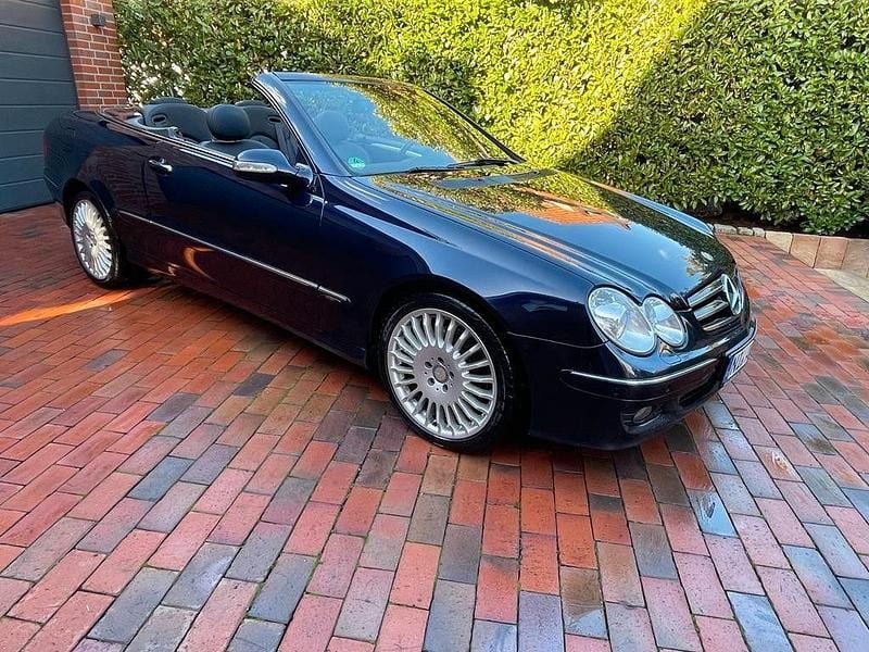 Blau Gebraucht 2007 Mercedes CLK280 Avantgarde Cabrio | 9.500 € (Fairer Preis) - Bild 1/4