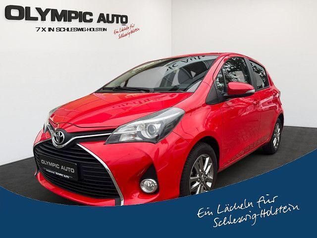 Rot Gebraucht 2016 Toyota Yaris Edition-S Limousine | 9.990 € (Fairer Preis) - Bild 1/4