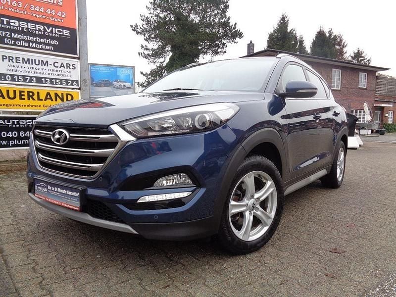 Gebraucht Hyundai Tucson Trend 177 PS (130 kW) 2017 Blau SUV