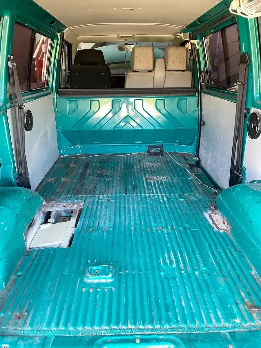 Usado VW T4 102 HP (75 kW) 2003 Verde Van