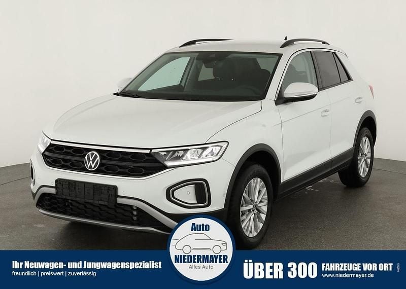 Pure white Neu 2025 VW T-Roc Life SUV | 30.875 € (Superpreis) - Bild 1/4