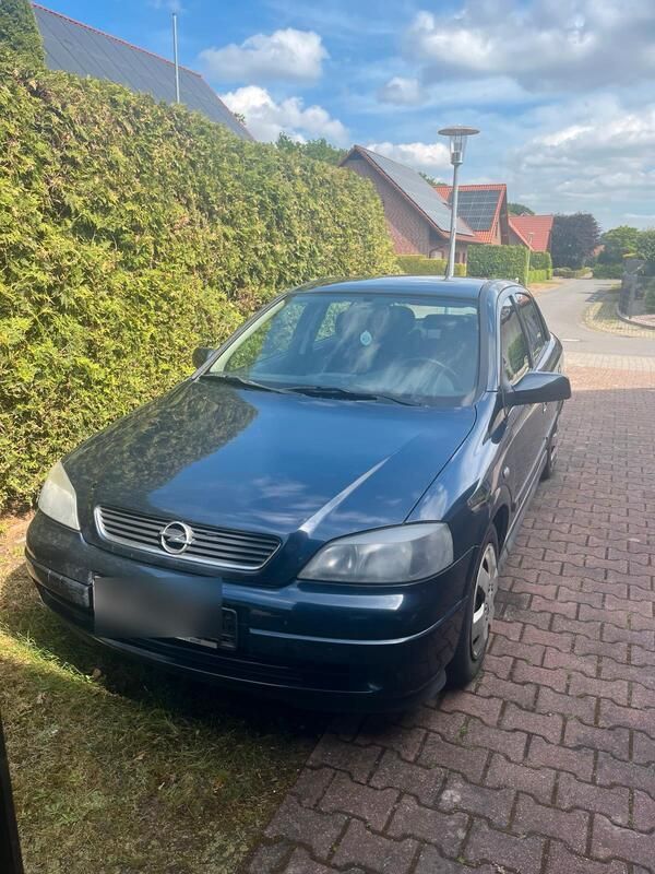 Blau Gebraucht 2003 Opel Astra Limousine | 600 € (Superpreis) - Bild 1/4