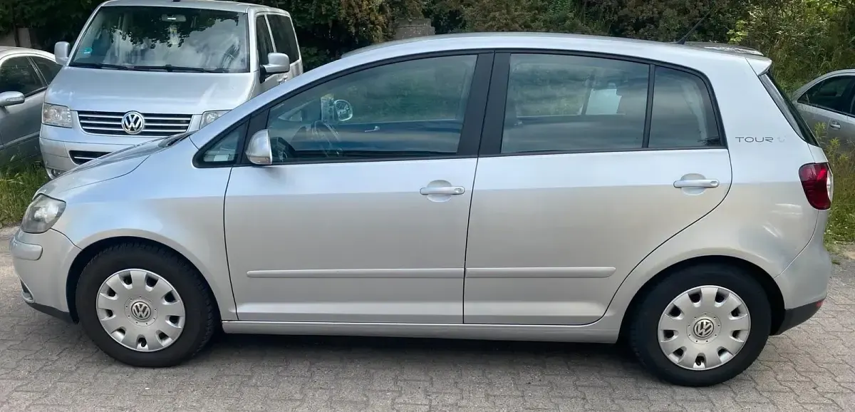 Gebraucht VW Golf Plus Cross 105 PS (77 kW) 2008 Silber Van / Kleinbus