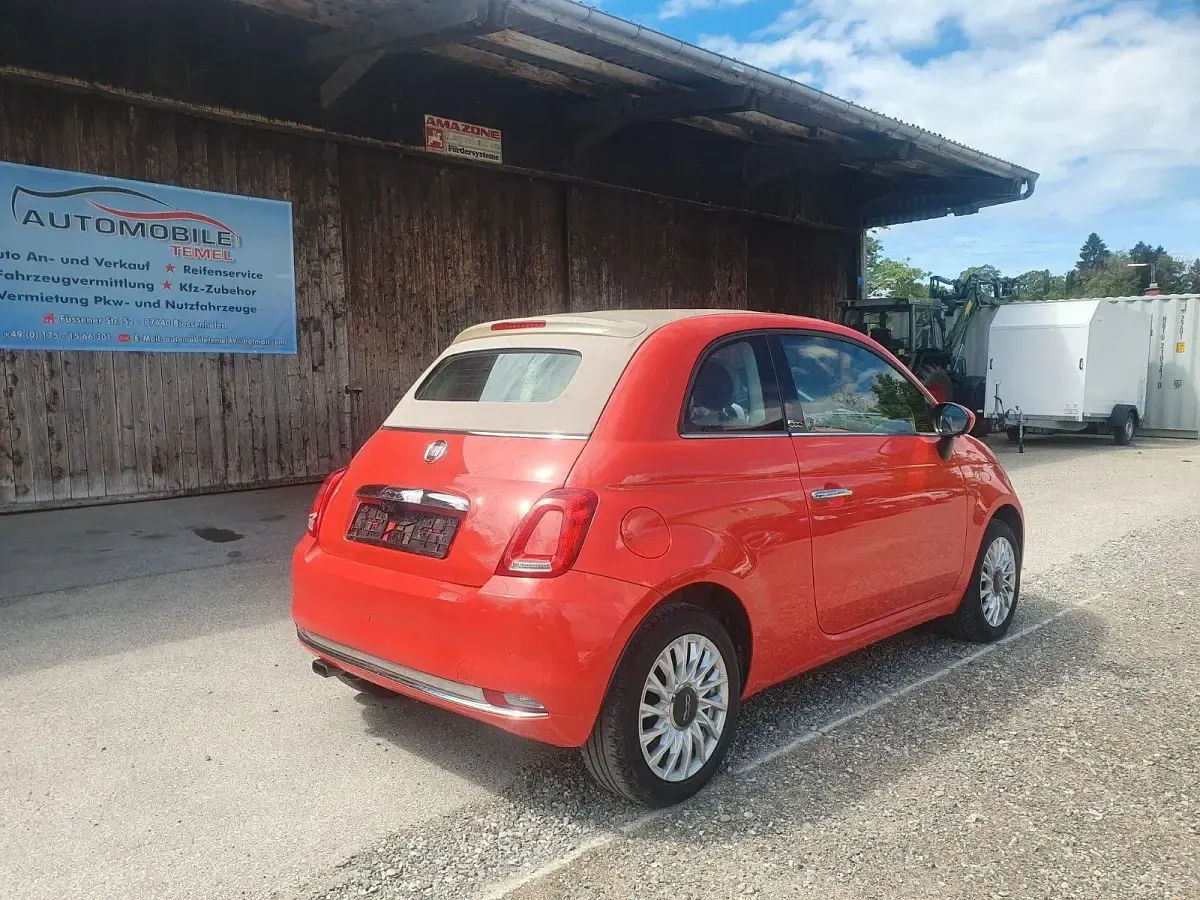 Gebraucht Fiat 500 Lounge 69 PS (50 kW) 2015 Rot Cabrio