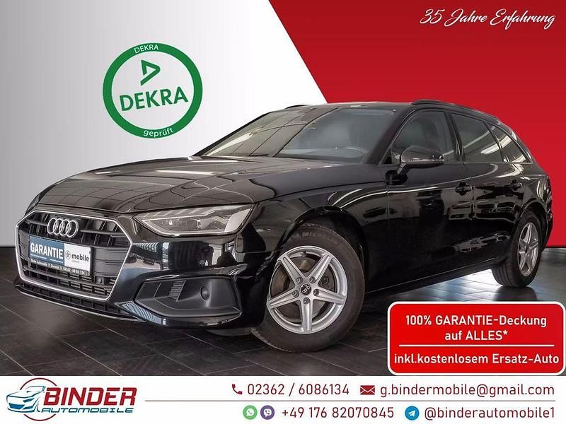 Brillantschwarz Gebraucht 2021 Audi A4 S-Line Kombi | 23.999 € (Fairer Preis) - Bild 1/4