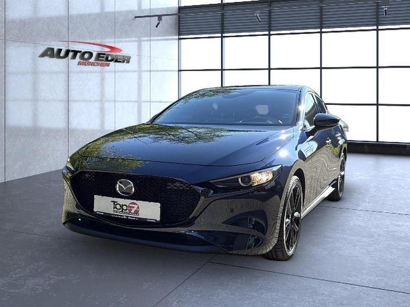 Blau Gebraucht 2024 Mazda 3 Homura-Line Limousine | 26.549 € (Fairer Preis) - Bild 1/4