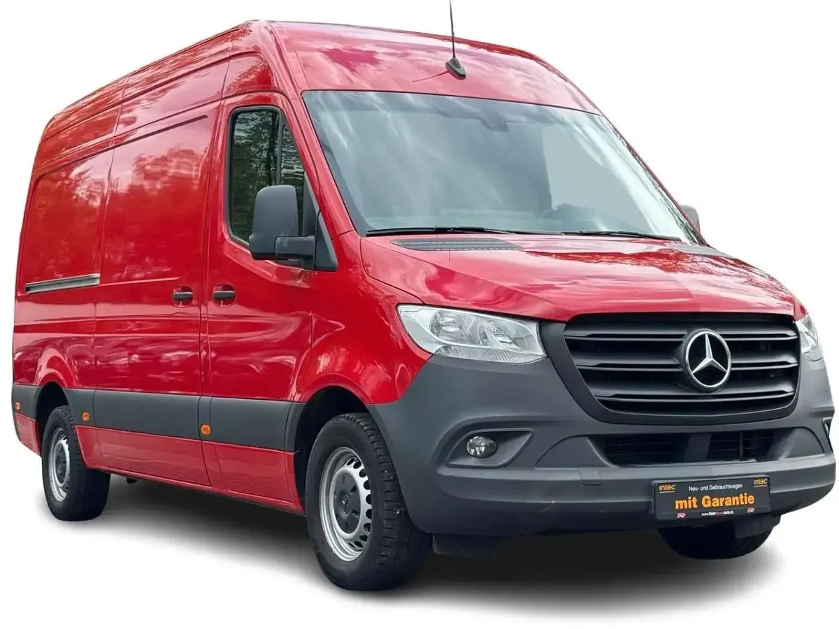 Brugt Mercedes Sprinter 170 HK (125 kW) 2021 Rød Van