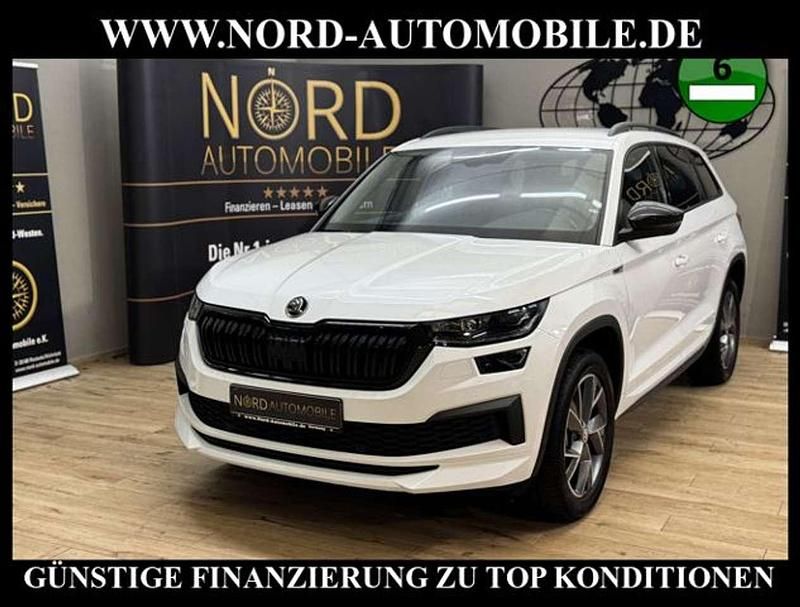 Weiß Gebraucht 2022 Skoda Kodiaq SportLine SUV | 32.700 € (Etwas zu teuer) - Bild 1/3