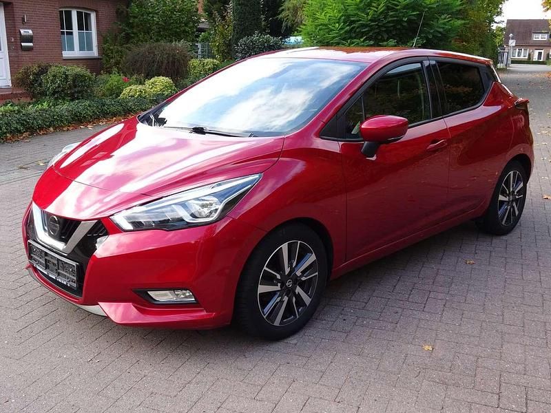 Rot Gebraucht 2018 Nissan Micra N-Connecta Kleinwagen | 9.490 € (Fairer Preis) - Bild 1/4