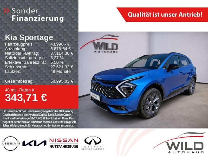 Blau Neu 2025 Kia Sportage GT-Line SUV | 43.990 € (Fairer Preis) - Bild 1/4