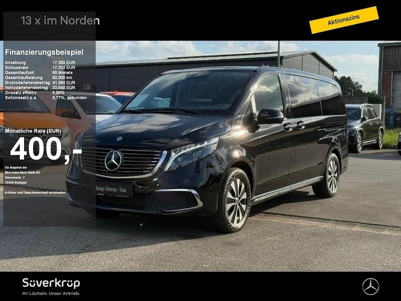 Schwarz Gebraucht 2023 Mercedes EQV300 Avantgarde Van / Kleinbus | 49.790 € (Guter Preis) - Bild 1/4
