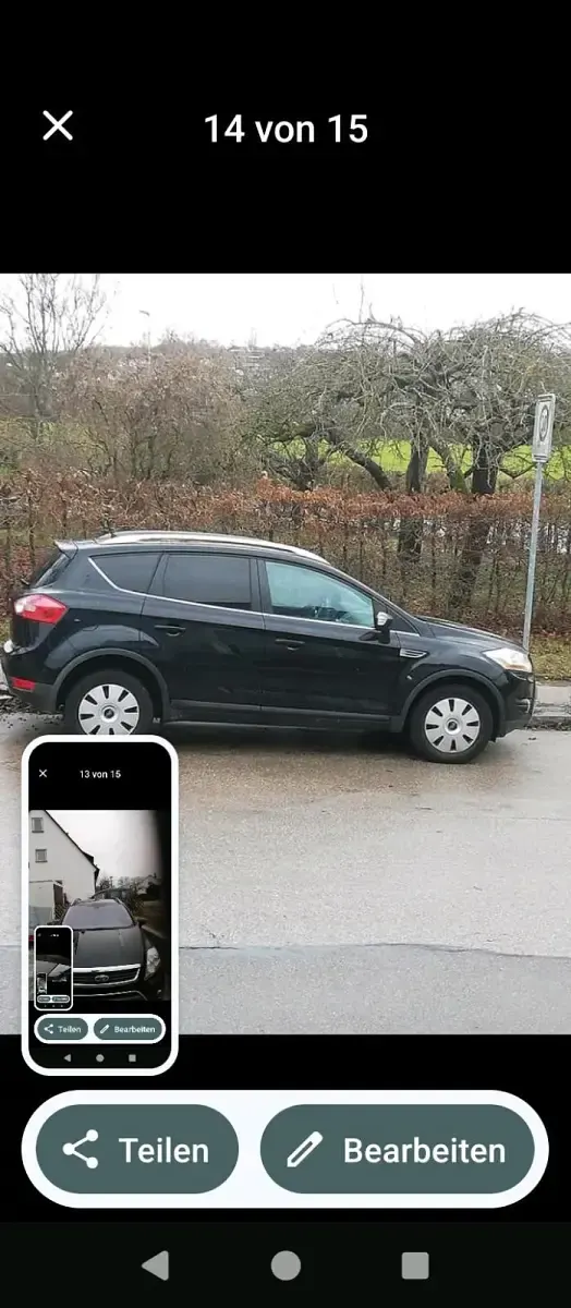 Gebraucht Ford Kuga 136 PS (100 kW) 2009 Schwarz SUV