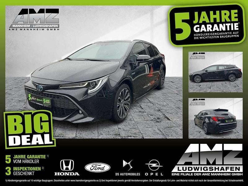 Mysticschwarz mica Gebraucht 2021 Toyota Corolla Team Kombi | 22.900 € (Superpreis) - Bild 1/4