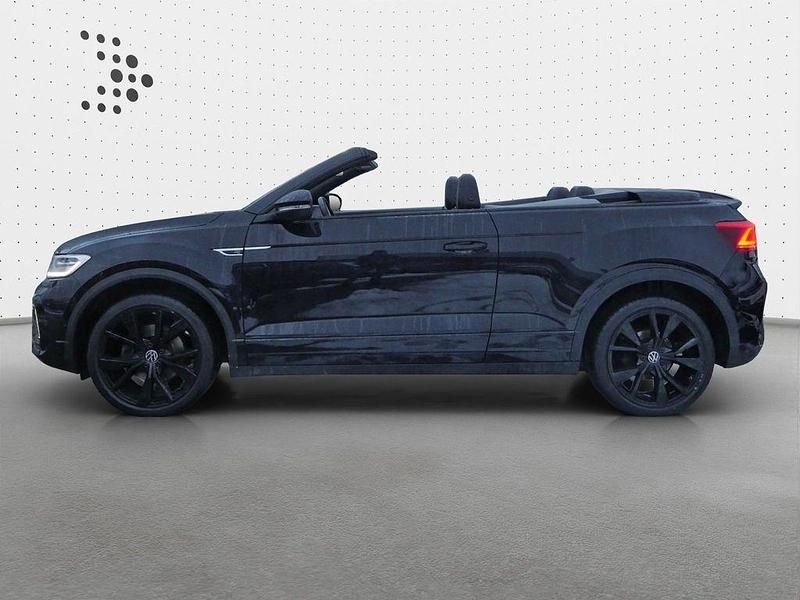 Gebraucht VW T-Roc Cabriolet R-line 150 PS (110 kW) 2023 Schwarz Cabrio
