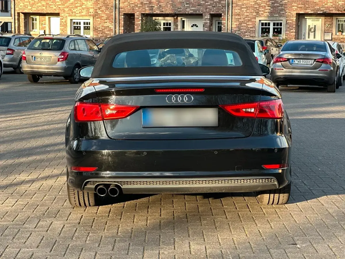 Gebraucht Audi A3 Cabriolet S-Line 150 PS (110 kW) 2015 Schwarz Cabrio