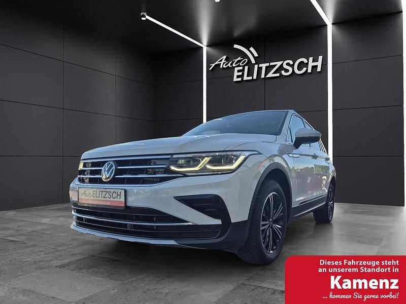 Pure white Gebraucht 2021 VW Tiguan Elegance SUV | 33.790 € (Etwas zu teuer) - Bild 1/4