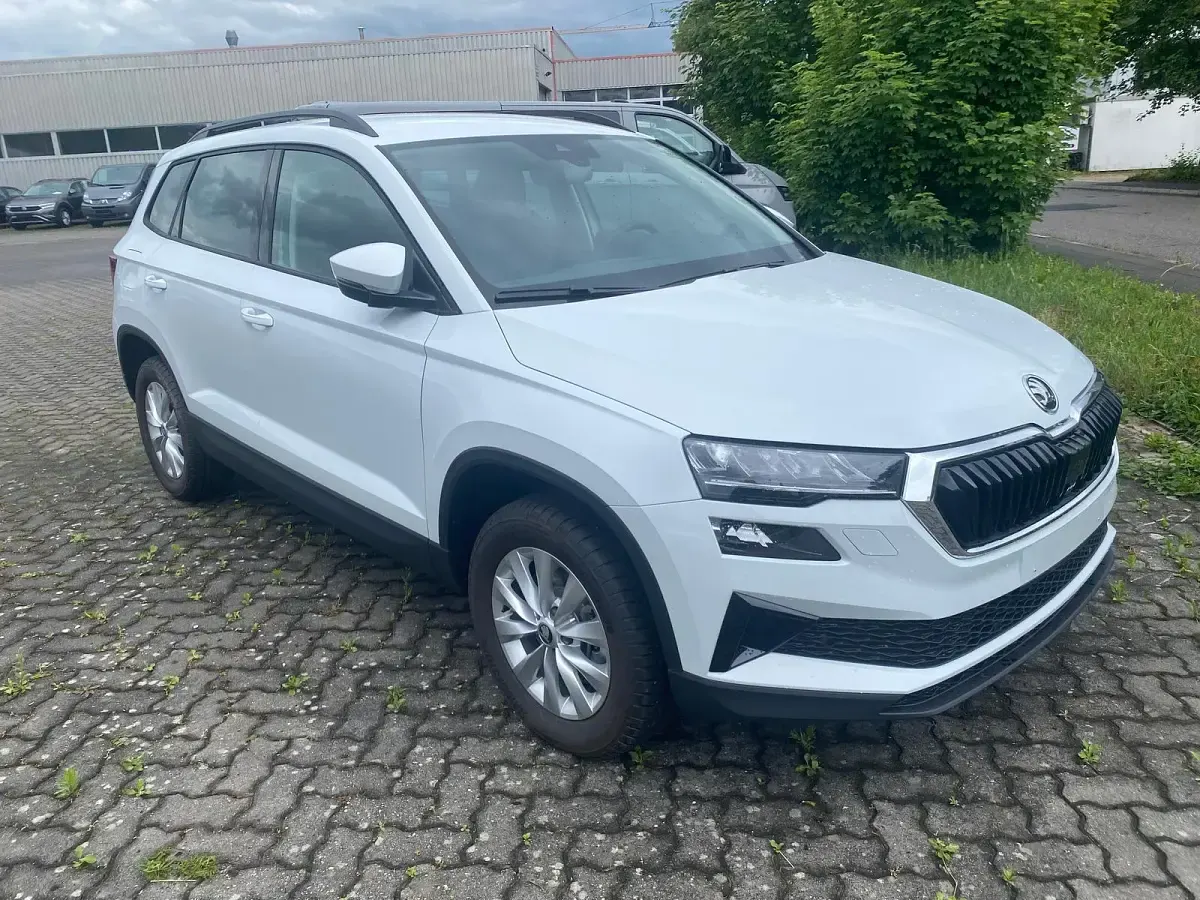 Neu Skoda Karoq Selection 150 PS (110 kW) 2026 Moonweiss metallic SUV