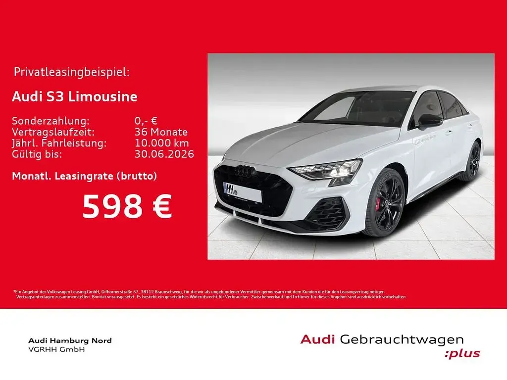 Gebraucht Audi S3 Sport 333 PS (244 kW) 2026 Arkonaweiß Limousine