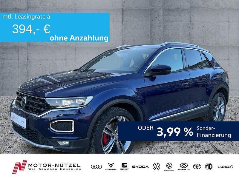 Blau Gebraucht 2020 VW T-Roc Sport SUV | 24.250 € (Fairer Preis) - Bild 1/4