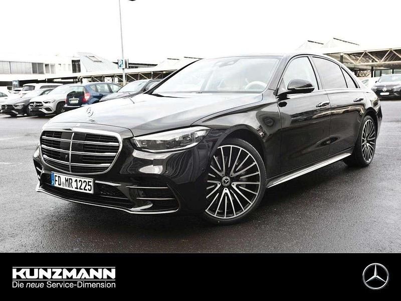 Obsidianschwarz metallic Gebraucht 2025 Mercedes S450 AMG Limousine | 115.190 € (Guter Preis) - Bild 1/4