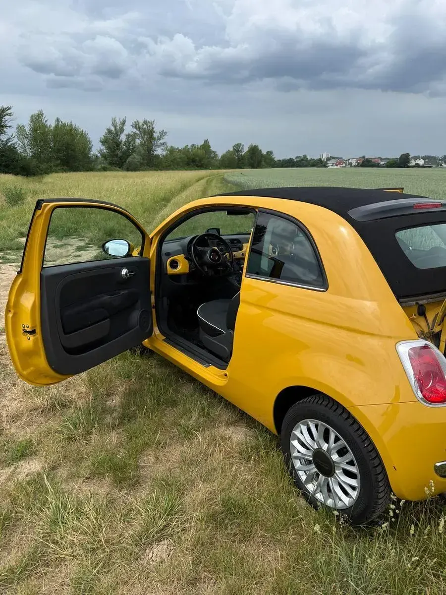 Gebraucht Fiat 500C 69 PS (50 kW) 2014 Gelb Cabrio
