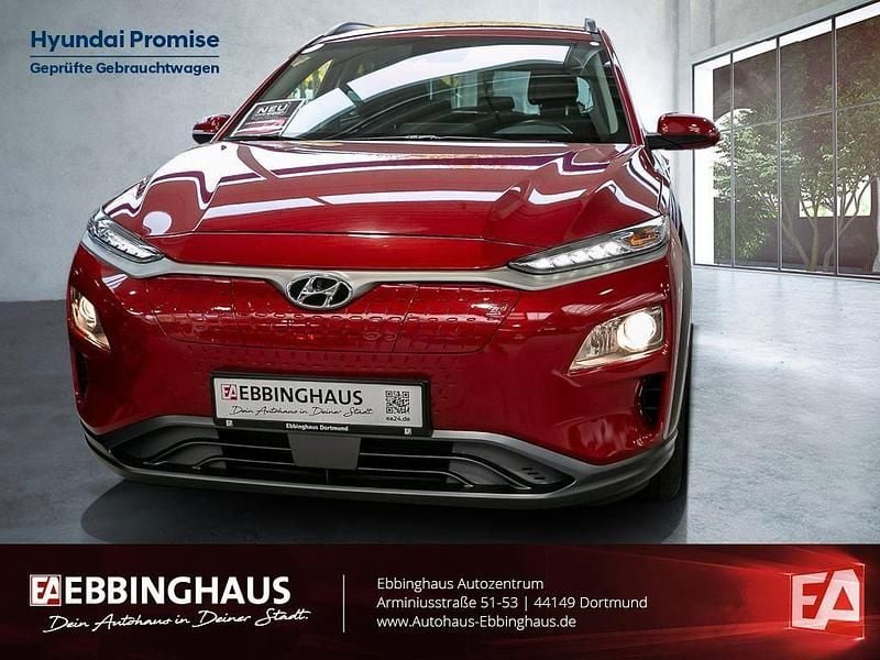 Rot Gebraucht 2021 Hyundai Kona Advantage SUV | 24.490 € - Bild 1/4