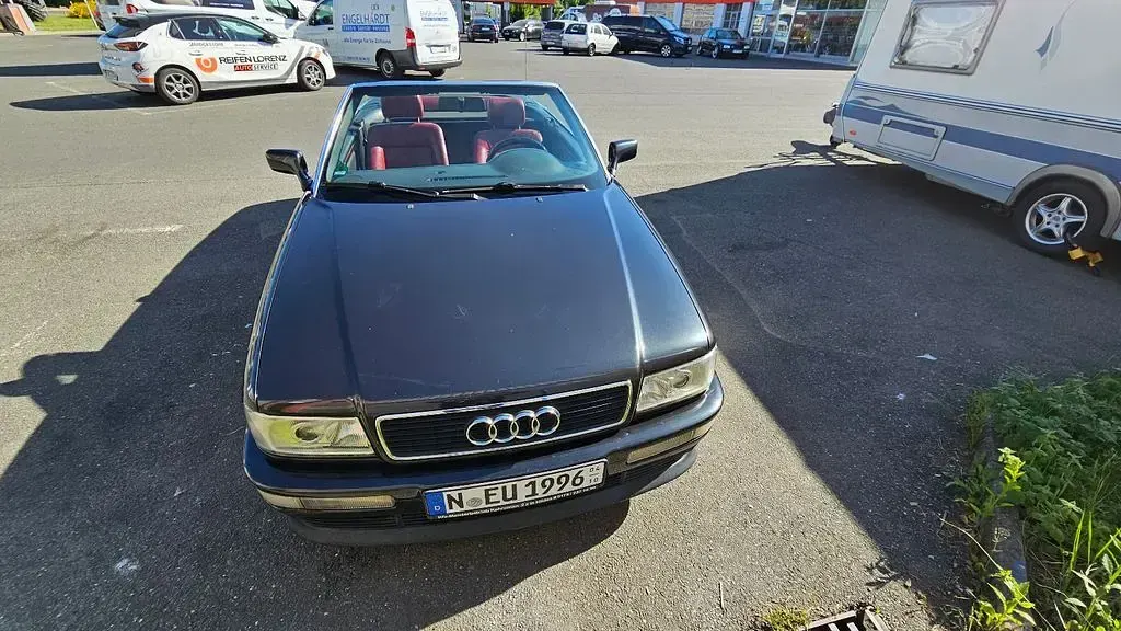 Gebraucht Audi Cabriolet 116 PS (85 kW) 1996 Schwarz Cabrio