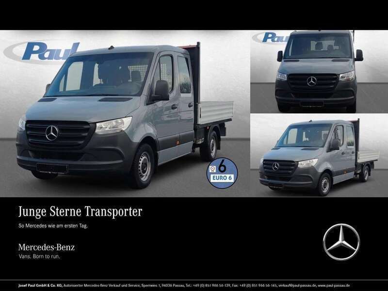 Grau blaugrau Gebraucht 2021 Mercedes Sprinter Van | 40.341 € - Bild 1/4